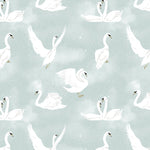 Échantillon de papier peint autocollant Cygnes - Décor ImpriméÉchantillonsDécor Imprimé