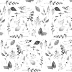 Échantillon de papier peint autocollant Feuillage noir - Décor ImpriméÉchantillonsDécor Imprimé