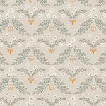 Échantillon de papier peint autocollant Fleurs blanches et vignes - Décor ImpriméÉchantillonsDécor Imprimé