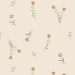 Échantillon de papier peint autocollant Fleurs en cavale - Décor ImpriméÉchantillonsDécor Imprimé
