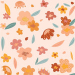 Échantillon de papier peint autocollant Flora blush - Décor ImpriméÉchantillonsDécor Imprimé