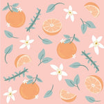 Échantillon de papier peint autocollant Orange Rose - Décor ImpriméÉchantillonsDécor Imprimé