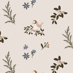 Échantillon de papier peint autocollant Petit oiseau perché - Décor ImpriméÉchantillonsDécor Imprimé