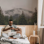 Mountain Mist Self-adhesive Wallpaper – Mural by La nature de Chantal, Décor Imprimé (view 1/4)