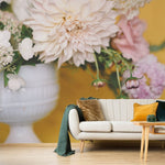Jaune - No24 Self-adhesive Wallpaper – Mural by Grace et Flore, Décor Imprimé (view 1/4)