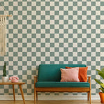 Checker Self-adhesive Wallpaper – Mural by Régine Apollon, Décor Imprimé (view 1/20)