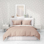 White Elegance Self-adhesive Wallpaper – Mural by Natasha Prévost, Décor Imprimé (view 1/4)