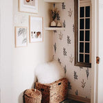 Foliage and Shrubs Self-adhesive Wallpaper – Mural by Natasha Prévost, Décor Imprimé (view 1/5)