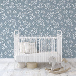 Peaceful Foliage Self-adhesive Wallpaper – Mural by Natasha Prévost, Décor Imprimé (view 1/9)