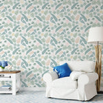 Tropical Foliage Self-adhesive Wallpaper – Mural by Haingo Natacha, Décor Imprimé (view 1/4)