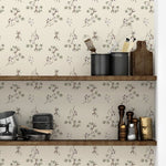 Cotton Flowers Self-adhesive Wallpaper – Mural by Mes Petites Lunes, Décor Imprimé (view 1/6)