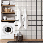 Papier peint autocollant Grille – Murale par Régine Apollon, Décor Imprimé (vue 1/6)