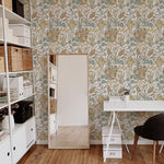 Papier peint autocollant Jungle chaleureuse – Murale par Bernadett Urbanovics, Décor Imprimé (vue 1/5)