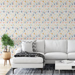 Lalie Self-adhesive Wallpaper – Mural by Haingo Natacha, Décor Imprimé (view 1/4)