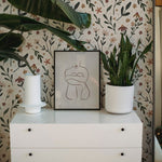 Papier peint autocollant Ophélie – Murale par Emilie Cliche, Décor Imprimé (vue 1/6)
