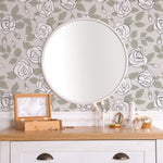 Papier peint autocollant Simple Roses – Murale par Bernadett Urbanovics, Décor Imprimé (vue 1/4)