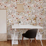 Wedding Bouquet Self-adhesive Wallpaper – Mural by Bernadett Urbanovics, Décor Imprimé (view 1/4)