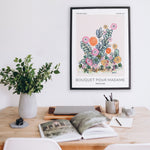 Toile canevas Bouquet pour madame – Toiles canevas par Mélissa Dodon, Décor Imprimé (vue 1/6)