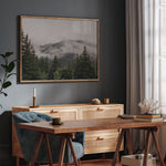 Toile canevas Brume montagne – Toiles canevas par La nature de Chantal, Décor Imprimé (vue 1/6)