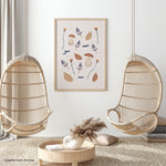 Toile canevas Champignons – Toiles canevas par Les Barbos, Décor Imprimé (vue 1/5)