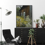 Toile canevas La grange cachée – Toiles canevas par La nature de Chantal, Décor Imprimé (vue 1/6)