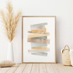Toile canevas Lignes colorées – Toiles canevas par Vingt-six juin, Décor Imprimé (vue 1/6)