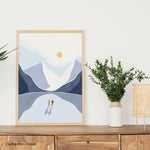 Winter Sports 02 Canvas Print – Canvas fabrics by Les Barbos, Décor Imprimé (view 1/6)