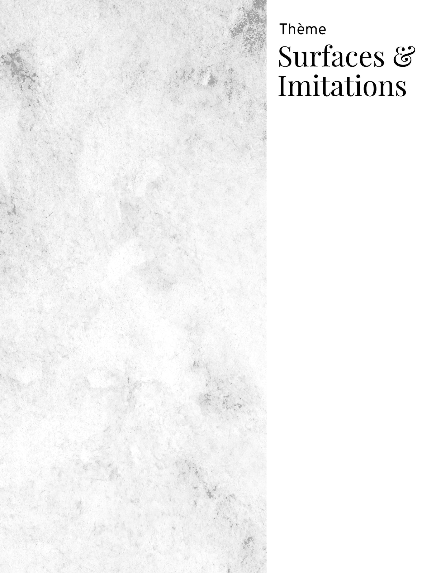 Surfaces & Imitations