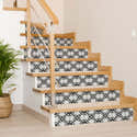 Contremarche Adhésive Blanc Mat 1m - Sticker Décoratif Escalier - Relooking Facile Sans Travaux - 3