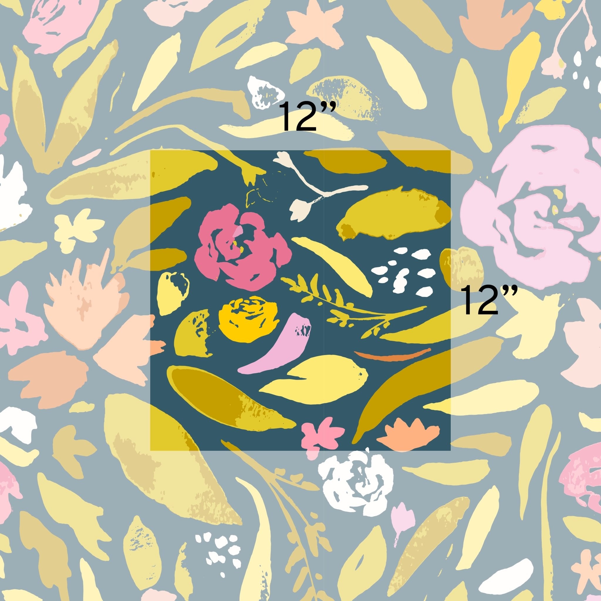 Spring Bouquet Self-adhesive Wallpaper by Printed – Décor Imprimé