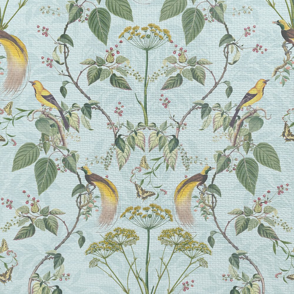 Vintage spring garden birds Self-adhesive Wallpape – Décor Imprimé
