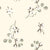 Décor Imprimé Échantillon Murale Fleurs de coton beige Vinyle Lisse