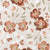 Décor Imprimé Échantillon Murale Fleurs roses et feuilles sable Vinyle texturé