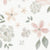 Décor Imprimé Échantillon Murale Fleurs douces Blanc Vinyle Lisse