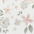 Décor Imprimé Échantillon Murale Fleurs douces Blanc Vinyle Texturé