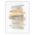 Toile canevas pour cadre Lignes colorées par Décor Imprimé x Vingt-six juin
